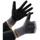 Profi Arbeits-Handschuhe mit Kautschuk- Beschichtung Ökotex 100 Größe 10