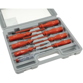 Schraubendreher-Set KS-8 Elektro mit Koffer isolierter...