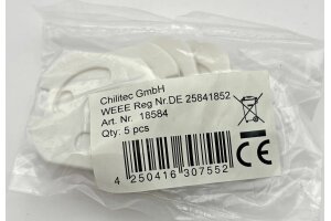 Einsteckschutz für Steckdosen Weiß mit Drehmechanik 5er-Set