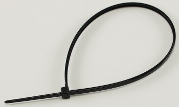 Kabelbinder 200mm x 2,5mm schwarz 100er Pack hohe...