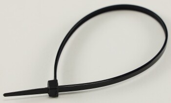 Kabelbinder 200mm x 3,5mm schwarz 100er Pack hohe...