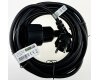 Schutzkontakt-Verlängerung 5m schwarz H05VV-F3G 1,5mm² 16A/250V