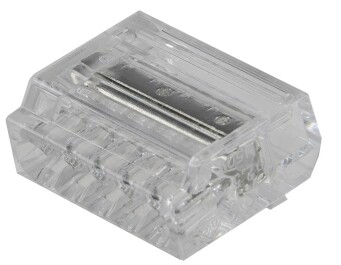 Steckbare Dosenklemmen 50er Pack 1-polig 5 Klemmstellen...