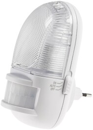 LED Nachtlicht mit Bewegungsmelder 230V 3 weiße LEDs On/Off/Auto