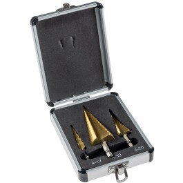 Stufenbohrersatz 3-teilig 10mm Schaft 4-12mm / 4-20mm/...