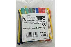 Schrumpfschlauch-Sortiment 100-teilig in Sortimentstüte bunt