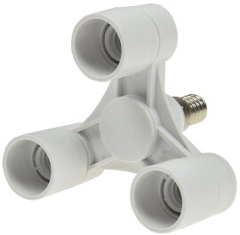 E14-Fassung Triple 3-fach Adapter auf 3x...