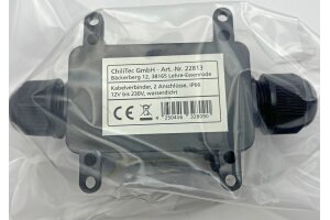 Kabelverbinderbox 2 Anschlüsse IP68 230V Ø 9-12mm für Erdkabel wasserdicht