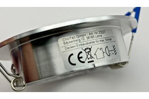 Einbaustrahler CTE-84R  Rund Ø84mm Einbau Ø68mm schwenkbar Clip Ring