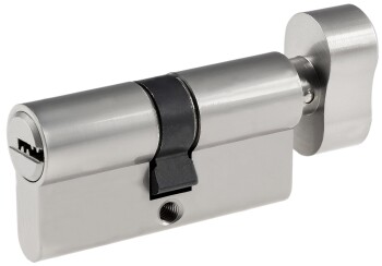 Schließzylinder 60mm (30+30mm) mit Knauf...