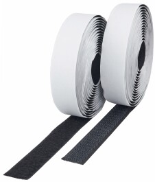 Klettband 10m auf Rolle selbstklebend 2-lagig 1000x2cm...