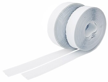 Klettband 10m auf Rolle selbstklebend 2-lagig 1000x2cm...