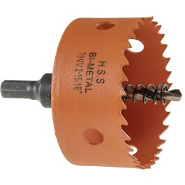 Lochsäge HSS Bi-Metall Ø75mm Sechskant...