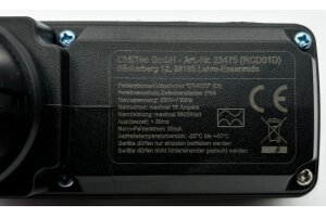 Fehlerstromschutzadapter CT-RCD (DI) Personenschutz-Zwischenstecker IP54