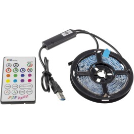 RGB LED-Stripe Set 3,5m + MiniController Farbwechsel...