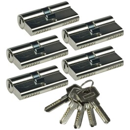 Schließzylinder-Set 5x 60mm (30+30mm)...