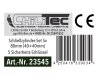 Schließzylinder-Set 5x 80mm (40+40mm) Profil-Zylinder 5 Sicherheits-Schlüssel