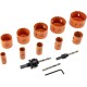 Lochsägen Set Profi 15-teilig 19-74mm inkl. Transportkoffer