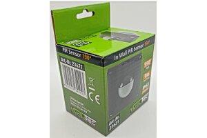 Unterputz PIR Bewegungsmelder 190° IP65 2 & 3 - Draht Technik anthrazit