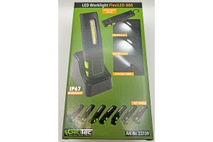 LED Stableuchte mit Akku FlexiLED 880 Ladeschale Magnetfuß,10W 880lm,IP67