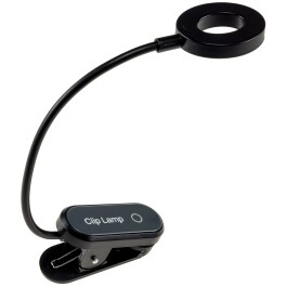 LED Akku-Leseleuchte / Klemmleuchte 18cm Schwanenhals...