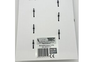 Montageklemmenset 6-teilig je 2x 10/12/17cm
