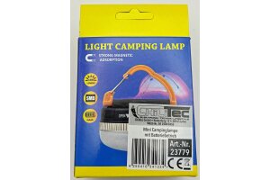 Mini Campingleuchte mit Batteriebetrieb ØxH 7x4cm IP44