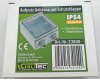 Aufputz Gehäuse mit Schutzklappe IP54 110x105x57mm 2 Kabelschlüsse