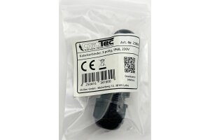 Kabelverbinder 3-polig IP68 230V Schraubanschluss für Kabel Ø 6-11mm