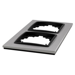 Rahmen McPower Flair 2-fach silbernes Aluminium