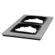 Rahmen McPower Flair 2-fach silbernes Aluminium