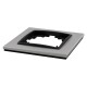 Rahmen McPower Flair 1-fach silbernes Aluminium