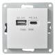 USB-Ladedose McPower Flair 2-fach 3,4A weiß