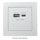 USB-Ladedose McPower Flair 2-fach 3,4A weiß