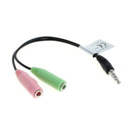 OTB Audiokabel - 2x 3,5mm Klinken-Buchse auf 3,5mm...