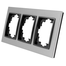 Rahmen McPower Flair 3-fach silbernes Aluminium