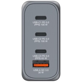 Ladeadapter Verbatim Universal,GNC-100 GaN 100W,grau,1x...