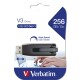 USB 3.2 Stick Verbatim Store n Go 256GB V3 Drive grau Typ-A
