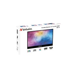 tragbarer Monitor Verbatim PM-14 14 LCD Full HD USB-A-C
