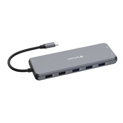 USB-C Pro 8-Port Multiport-Hub CMH-13 Verbatim USB 3.1-C Kabel