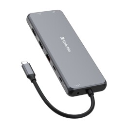USB-C Pro 8-Port Multiport-Hub CMH-13 Verbatim USB 3.1-C Kabel