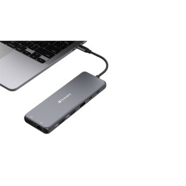 USB-C Pro 8-Port Multiport-Hub CMH-13 Verbatim USB 3.1-C Kabel