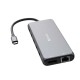 USB-C Pro 8-Port Multiport-Hub CMH-13 Verbatim USB 3.1-C Kabel