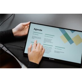 tragbarer Monitor Verbatim PMT-15 15,6 LCD Full HD,USB-A-C,mit Touchscreen