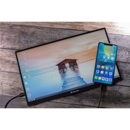 tragbarer Monitor Verbatim PMT-15 15,6 LCD Full HD,USB-A-C,mit Touchscreen