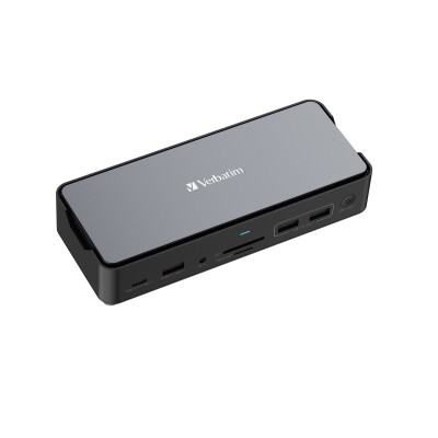 Docking-Station USB-C Pro CDS-15S Verbatim 15-Port DP RJ45 Audio SD