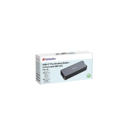 Docking-Station USB-C Pro CDS-15S Verbatim 15-Port DP RJ45 Audio SD