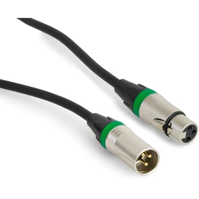 Hochwertiges Audiokabel BST SOUND-XLRM-XLRF-1 1m XLR Stecker u. Buchse