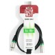 Hochwertiges Audiokabel BST SOUND-XLRM-XLRF-1 1m XLR Stecker u. Buchse