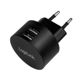 Dual-USB-Schnellade-Steckdosenadapter 2x USB-A 10,5 W...